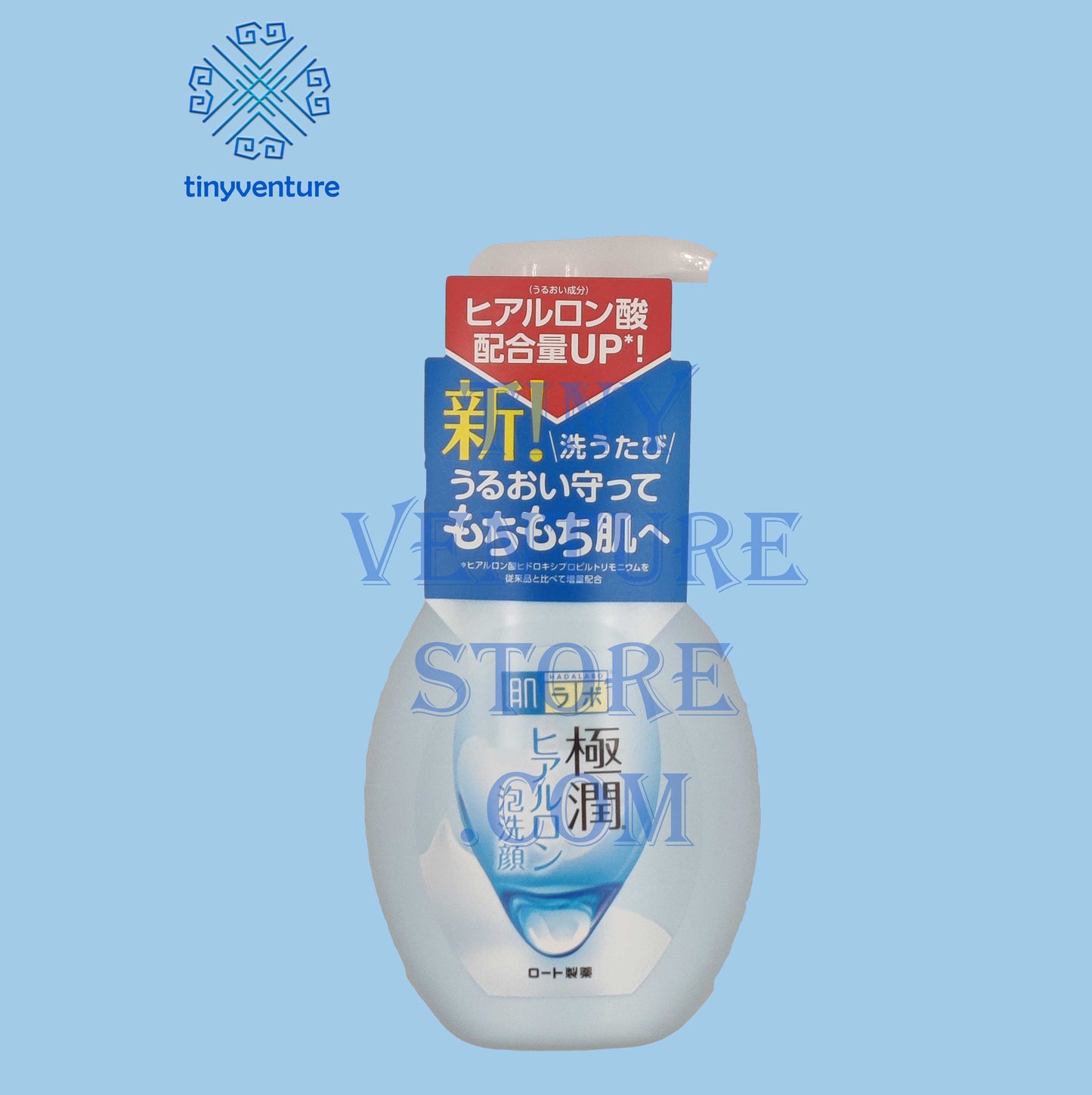 Hada Labo Foaming Face Wash Cleanser Hyaluronic Acid 160mL Pump