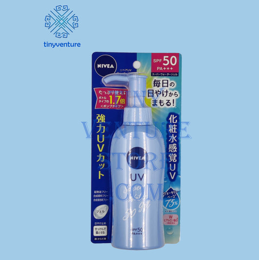 Nivea UV Super Water Gel SPF 50 Pump Bottle 140g